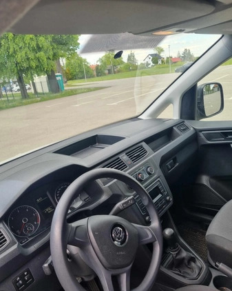 Volkswagen Caddy cena 42500 przebieg: 190000, rok produkcji 2018 z Niepołomice małe 277